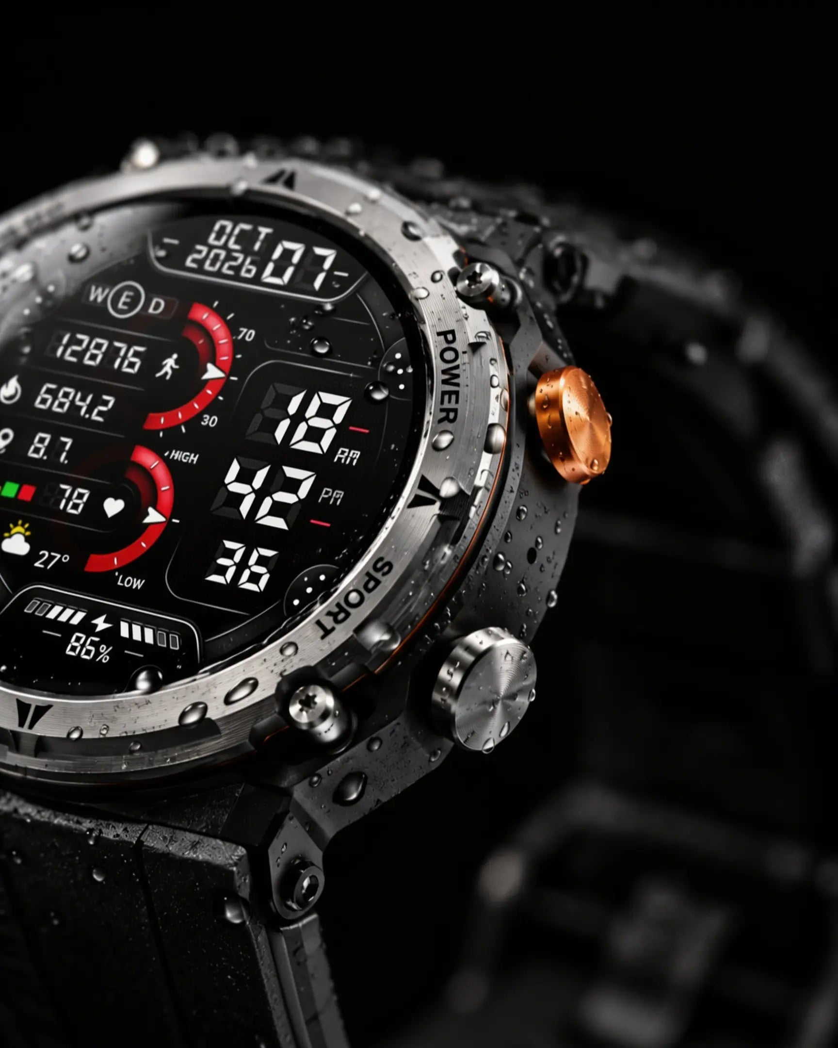 ArmyPro2™ – Montre connectée ultra-résistante