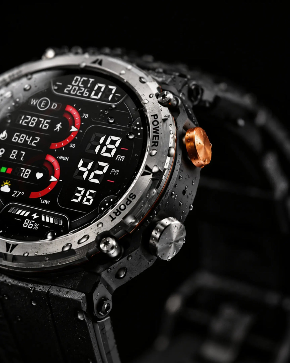 ArmyPro2™ – Montre connectée ultra-résistante