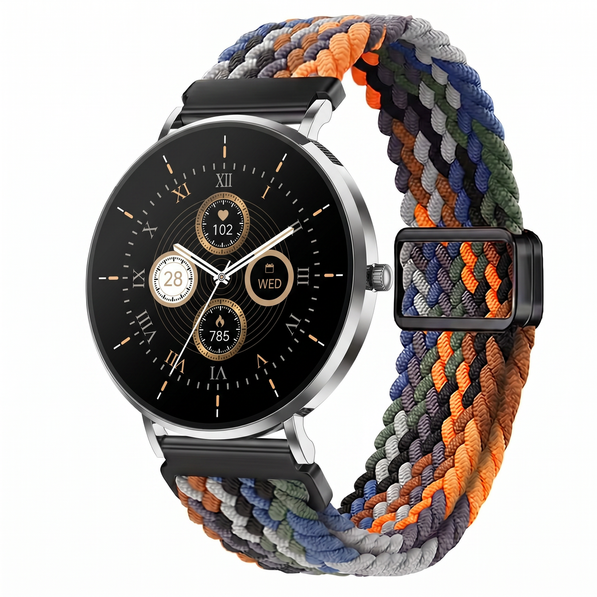 Bracelet Nylon Tressé Magnétique