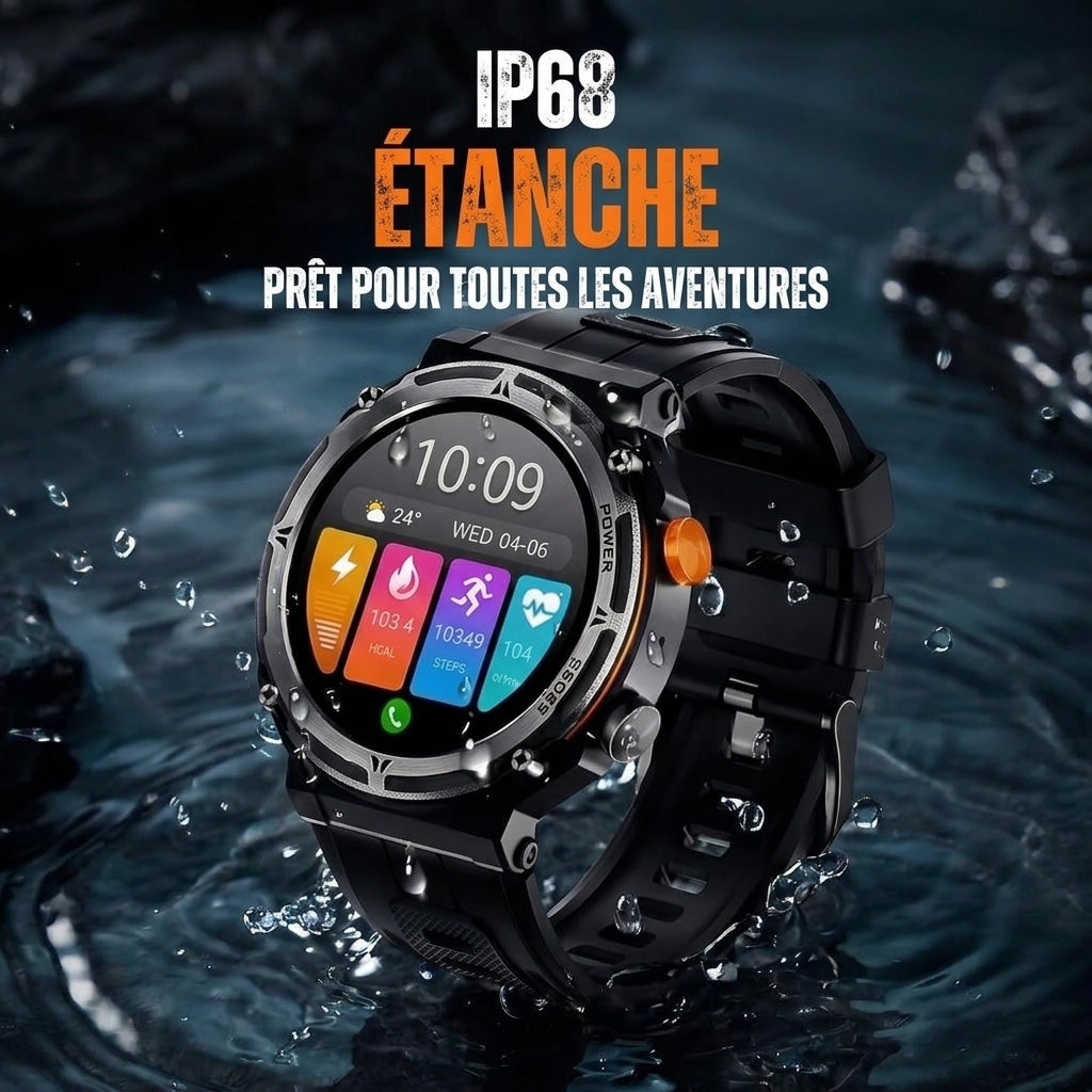 ArmyPro2™ – Montre connectée ultra-résistante