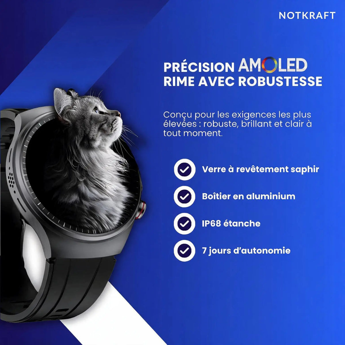 Care Control Ultra™ – Montre connectée santé & bien-être