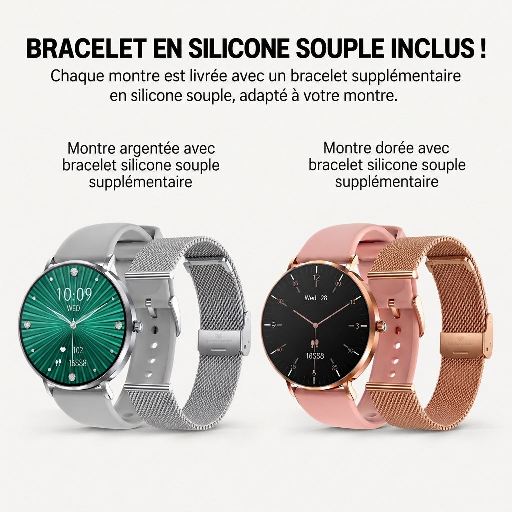 UltraFine™ – Montre connectée ultra-fine pour femme