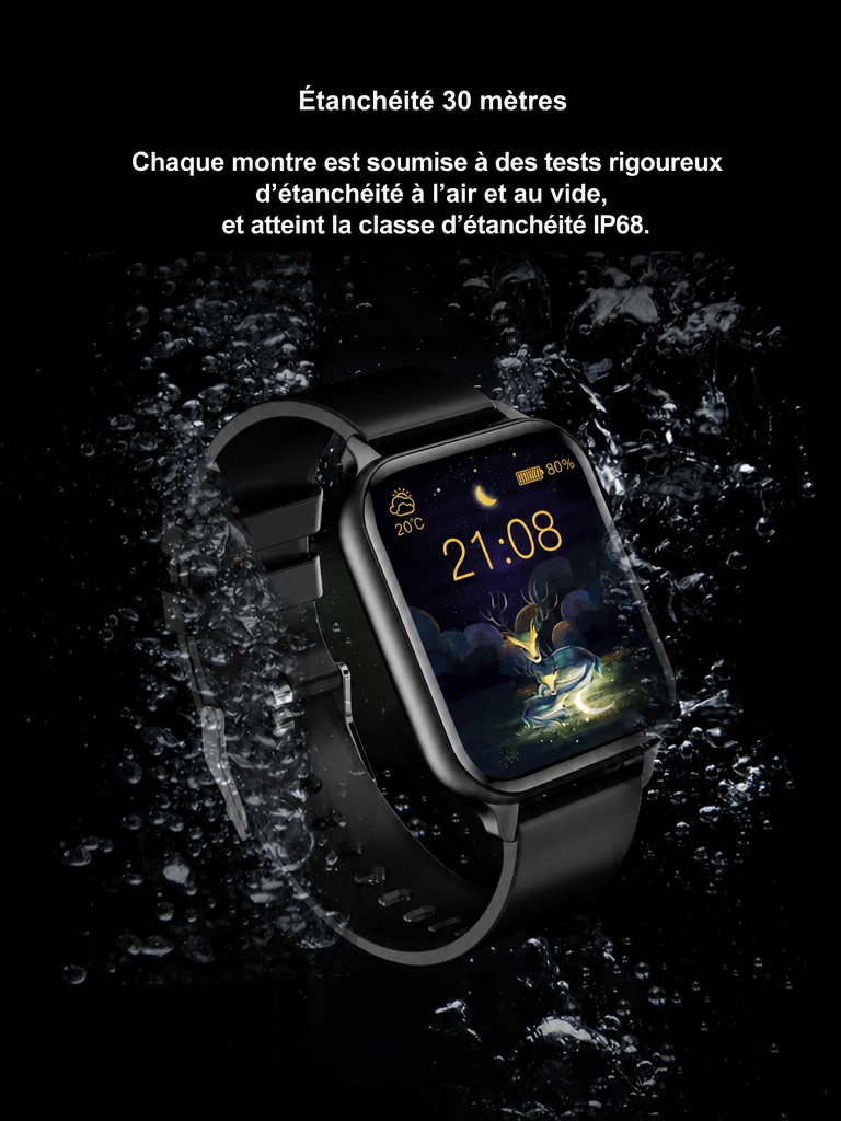 FitSmartPRO™ PRO2 – Montre connectée sport & quotidien