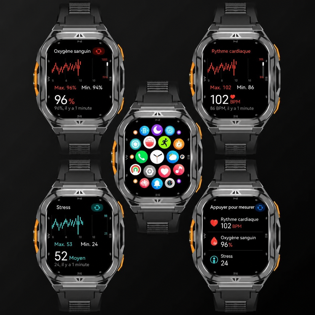 TitanX5™ – Smartwatch robuste GPS & AMOLED