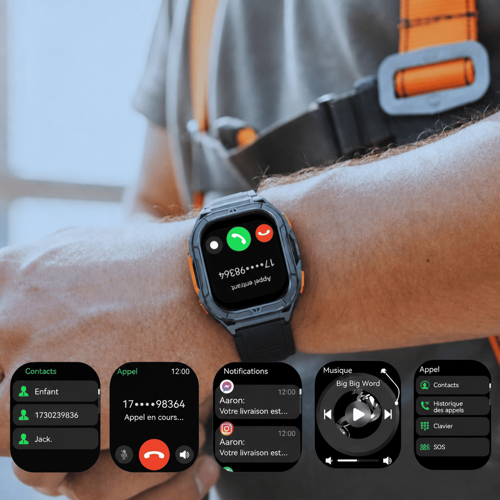 TitanX5™ – Smartwatch robuste GPS & AMOLED